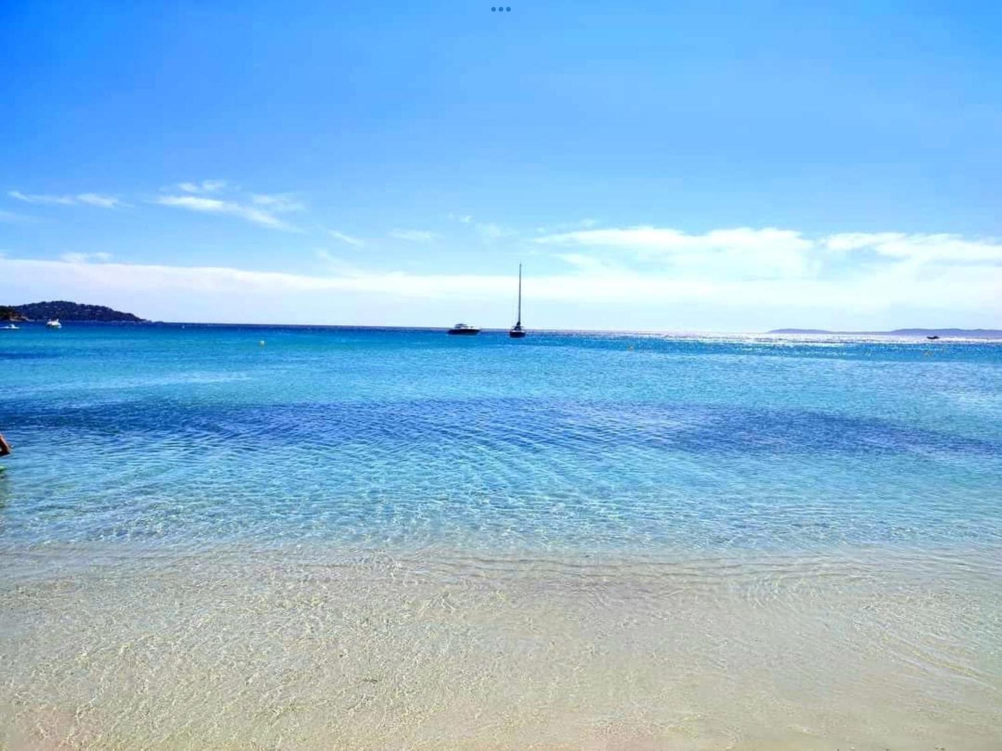 Appartement Pieds Dans L'Eau Vue Mer Bormes Les Mimosas 外观 照片