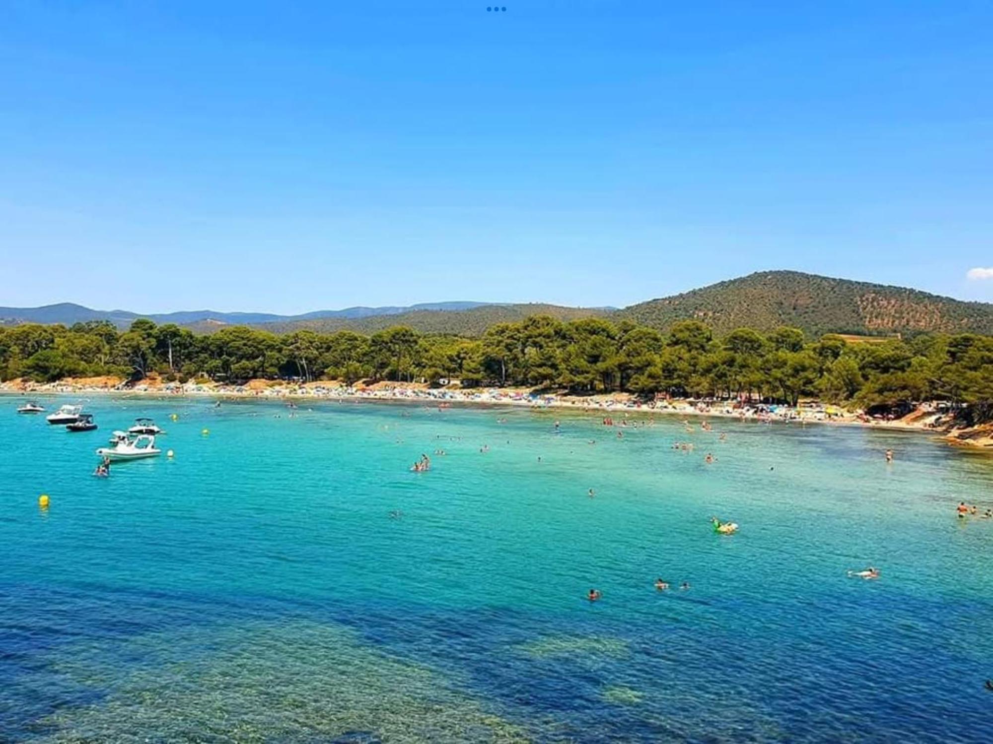 Appartement Pieds Dans L'Eau Vue Mer Bormes Les Mimosas 外观 照片